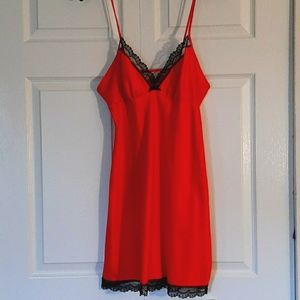 NWOT Red Chemise Lingerie